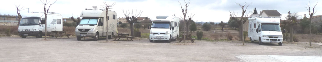 Wohnmobilstellplatz  Cervera