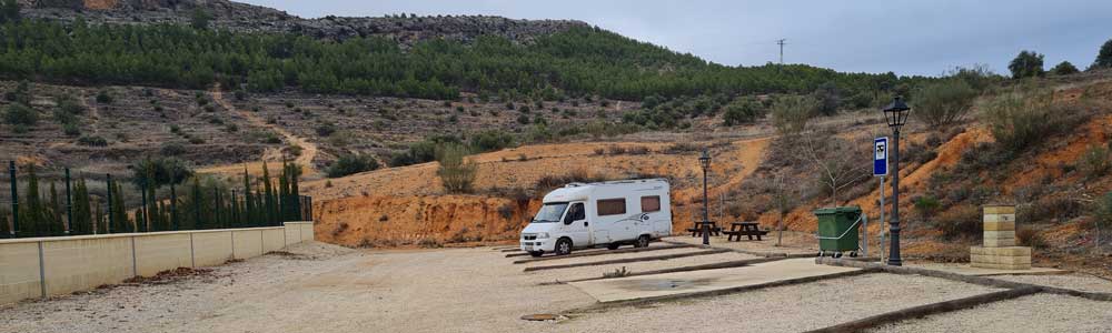 Wohnmobilstellplatz Elche de la Sierra