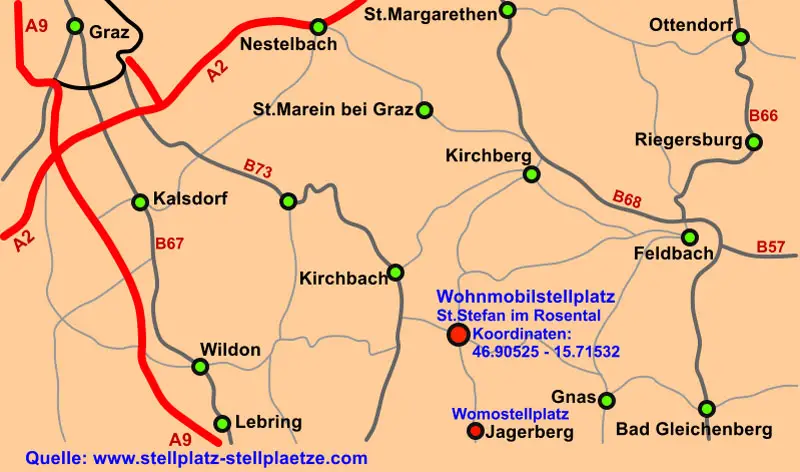 Wohnmobilstellplatz  Frankreich